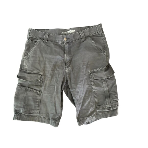 Carhartt Men’s Rugged Fit Cargo Shorts Set Relaxed Fit Size 34 - Picture 4 of 12